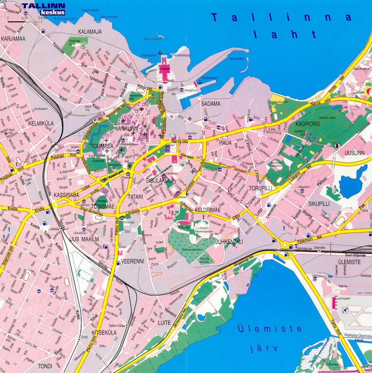 карта Талліна Естонія 