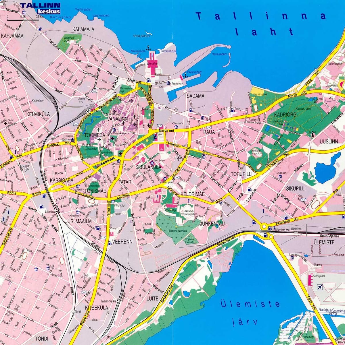 карта Талліна Естонія